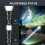 4 Pack Rechargeable Flashlights High Lumens, Super Bright LED Flashlight Set 5 Modes Adjustable for Emergency Camping 3