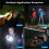 4 Pack Rechargeable Flashlights High Lumens, Super Bright LED Flashlight Set 5 Modes Adjustable for Emergency Camping 7