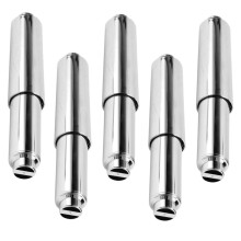 5pcs Universal Toilet Paper Holder Replacement Rod Set, Durable Plastic Spring Spindle for Bathroom