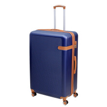 Travel Suitcase 32" Vienna Blue Expandable Extra Large Luggage Trolley 8-Wheel