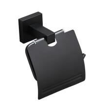 No Drill Toilet Paper Holder Rust Resistant Wall Mounted Bathroom Paper Rack Aluminum