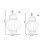 Beliani Set of 6 Baubles CREMEUX Glass Silver 9