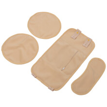 4pc Castor Oil Pack Kit, Khaki Fabric Washable