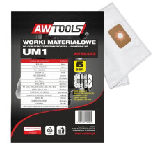 SACOS EM MICROFIBRA AWTOOLS, lote de 5, UM1, GAS35/VC3011L/VC3510L/VC3511L