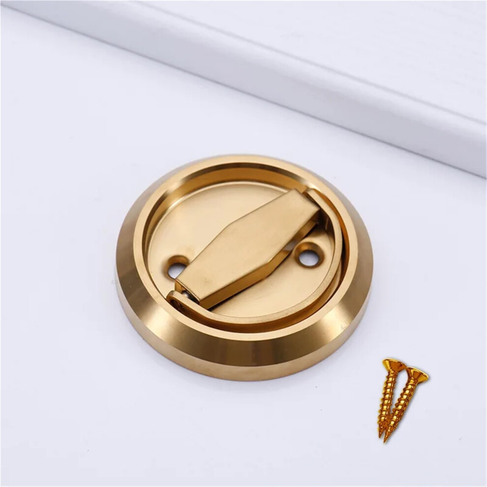 Sliding Door Lock Invisible Recessed Pull Ring For Wooden Door Single Gold Flush Fit Hidden Handle 9330225290025