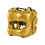 Casque de boxe multicolore avec conception de coque et-or 1