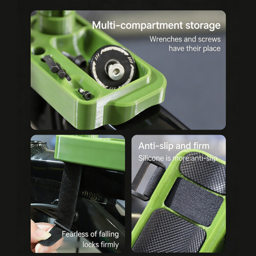 Bicycles Tool Tray With Multiple Compartment Storage-Pink 1 1