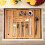 Multi-Grid Kitchen Tableware Pull-Out Retractable DrawerKnife and Fork Storage Box Household Bedside Tools Sorting Box M 2