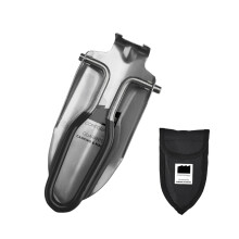 Portables Stainless Steel Camping Shovel with Ergonomic-Black