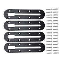 2/4Pcs Fishing Rod Holder Mounting Base Kayak Slide-4 pieces