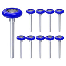 1.8" Nylon Garage Door Rollers for 2" Garage Track,4.25" Stem Quiet Garage Door Wheels, 6200zz Bearing 8 Balls