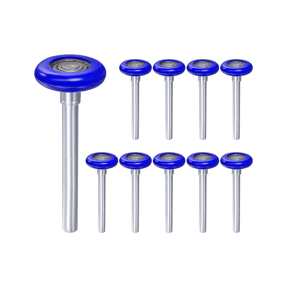1.8" Nylon Garage Door Rollers For 2" Garage Track,4.25" Stem Quiet Garage Door Wheels, 6200Zz Bearing 8 Balls 6033240982649