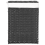 Beliani Laundry Basket with Lid MUCUBAJI Fabric Black 83 L 5