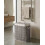Beliani Laundry Basket with Lid ARRAIAS Fabric Grey 100 L 4