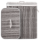 Beliani Laundry Basket with Lid ARRAIAS Fabric Grey 100 L 3