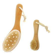 Kroppsborsteset Exfolierande Kroppsborste för Borttagning Av Död Hud, Cellulitmassage, Djuprengöring och Avkopplande Spavård