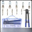 Duty Blind Rivet Nut Kit Set Riveter Tool Hand Riveter Rivet Threaded Insert Tool Riveting Assortment M3 M4 M5 M6 M8 5