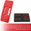 24Pack Mounting Feet for  Packout,for  Packout Accessories,Feet Mounting System with 48 Nails-Red 3