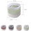 Silicone Ice  Maker for Whiskey & Cocktails,Large Round Ice Mold with Stackable Lid 6