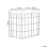 Beliani Laundry Basket CULPINA Metal Black 100 L 3