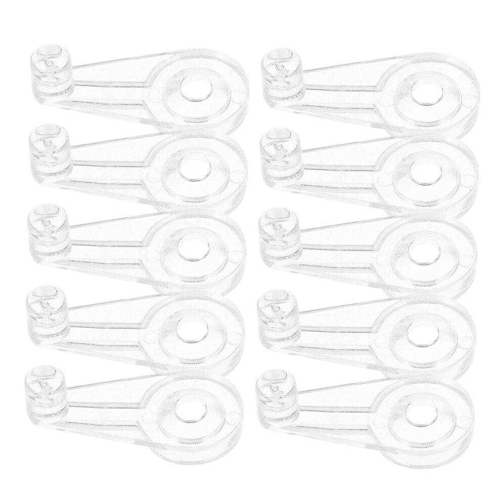 50Pcs Transparent Glass Panel Clips With Screws For Cabinet Doors And Windows, Mirror Mounting Clips For Secure Installation 9771547818038