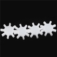 Agitatore Magnetico da Laboratorio, Barra di Agitazione In PTFE, Barre di Agitazione A Forma di Ingranaggio, 40 mm X 7 mm, 5 Pezzi