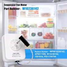W10236142 Motor Evap for Refrigerator - WPW10236142 Fan Motor for Amana Select Models Replaces 1551816