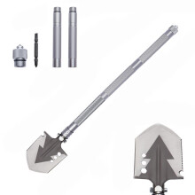 Folding Survival Shovel with Pickaxe, Adjustable HeavyDuty Tactical Camping Shovel for Hiking and OffRoad Use (Style1)