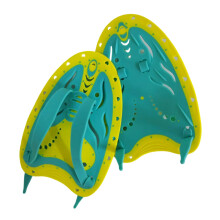 Swimming Paddle Hands Flippers for Muscle-Yellow green aldult