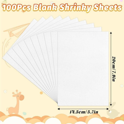 Feuilles Thermorétractables Vierges, Idéales pour les Décorations DIY 1