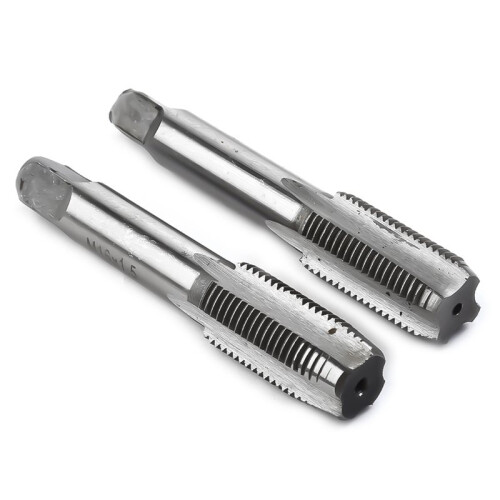 5 Pair Right Screw Taps Straight Fluted Fine Thread Metric Hand Tap Drill Thread Forming Machine Tap Bits M18x1.5 1
