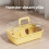 Petite Cage de Transport pour Hamster, Gerbilles et Cochons D'Inde - Beige 5