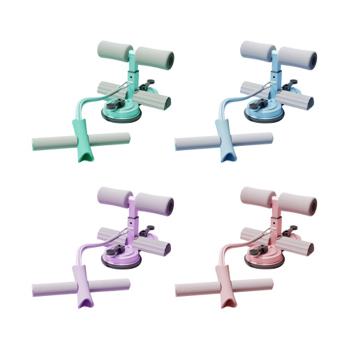Multifunctional Sit Up Assistant Enhances Cores Strength-Pink 1