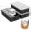 Eight-Compartment Square Silicone Ice Grinding Tool, Large Stackable, with Lid, Suitable for Freezers. 2