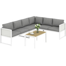 Muebles de Jardín Gris 120 x 59.5 x 62.5 cm