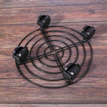 Metal Plant Flower Pot Stand Trolley Caddy Wheels Indoor Outdoor Home Garden tools