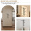 Cruza de Metal  para Parede com Versículo Bíblico, Decoração Religiosa de Jesus para Casa, Presente Cristão, 40 cm (15,7 Polegadas) 2