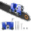 Hand-Cranked Chainsaw Sharpener with 3 Grinding Rods, Portable Sharpening Tool 4