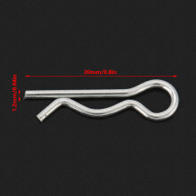 30 x 1.2mm x 20mm R Spring Clips