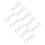 Bright Zinc R Type Cotter Pins 1.2x20mm 5
