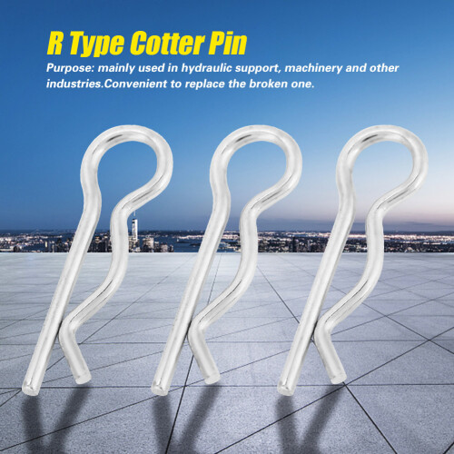Bright Zinc R Type Cotter Pins 1.2x20mm 2