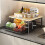 Kitchen Countertop Organizer - Multi-Functional Rack for Microwave, Spices, Coffee Maker and Printer White 2