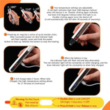 47 Pcs Card Flattening Kit Card Care Tool Set Include 20 Clear Sheets 25 Heat Papers 1 White Crease Reducer Thermal Pen