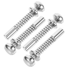 4pcs Spring Loaded Plunger Latch Adjustable Locking Pin Set for Crib Bed Hardware Replacement