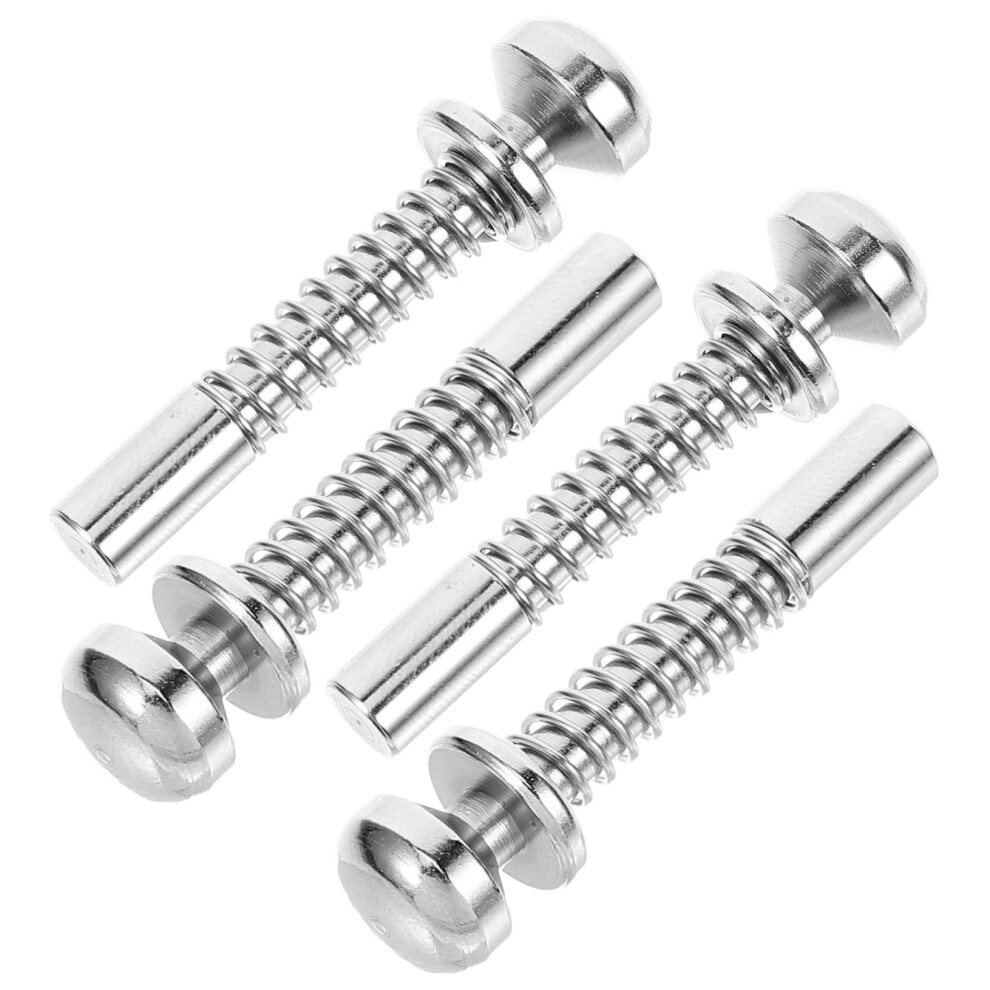 4pcs Spring Loaded Plunger Latch Adjustable Locking Pin Set for Crib Bed Hardware Replacement