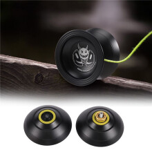 BEBOO YOYO A1 Yoyo für Kinder,Yoyo für AnfäNger Aluminium Legierung Yoyo,Einfache RüCkgabe und ÜBen Von Tricks,Schwarz