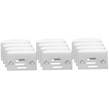 3 Sets Door Reinforcement Kit Stainless Steel Strike Plate Deadbolt Cover for Front Door