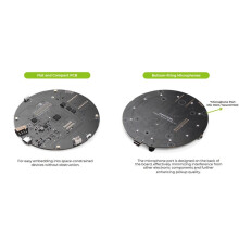 ReSpeaker XMOS XVF3800 with XIAO ESP32S3 and Case, AI-Powered 4-Mic Array for Clear Voice Even in Noise, Support Wi-Fi