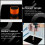 Reflective Black Acrylic Background Display Boards For Photography 3
