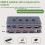 USB3.2 Switcher 4 in 4 Out Splitter 4 Computer Teilen USB Switcher for PC Laptop Keyboard EU Plug 4